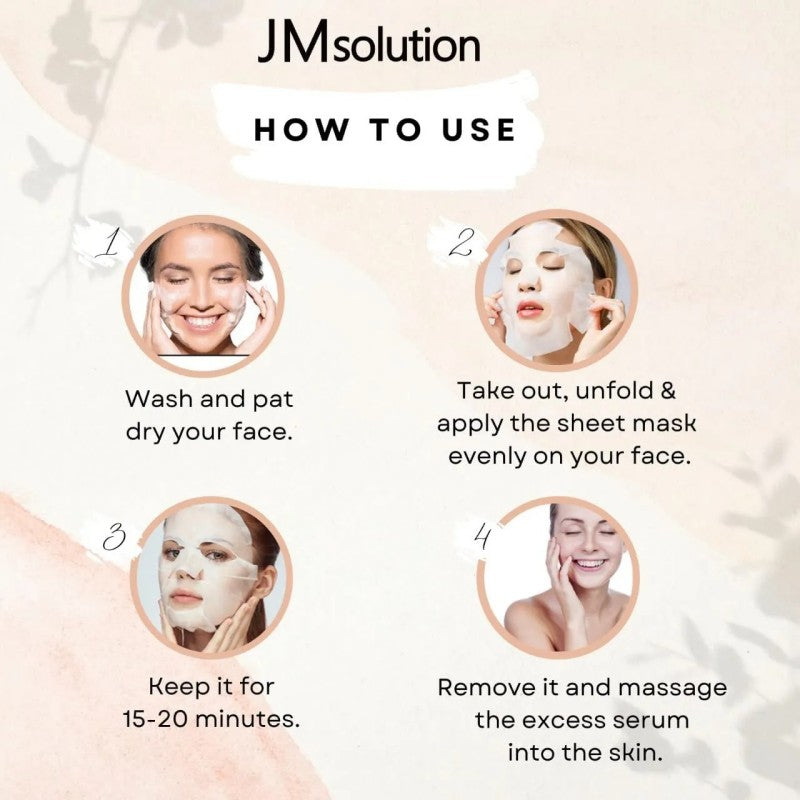 JM Solution牛油果面膜超细纤维纸补水保湿 10片
