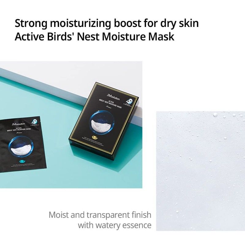 JM Solution Active Birds Nest Moisture Mask 10pcs