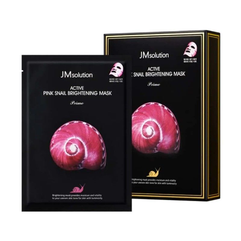 JM Solution Active Pink Snail Brightening Mask Prime 10pcs