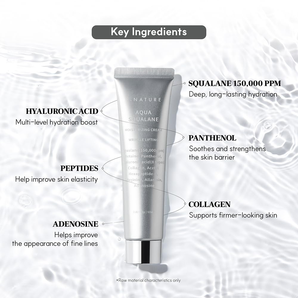 S.Nature Aqua Squalane Moisturizing Cream 60ml*2