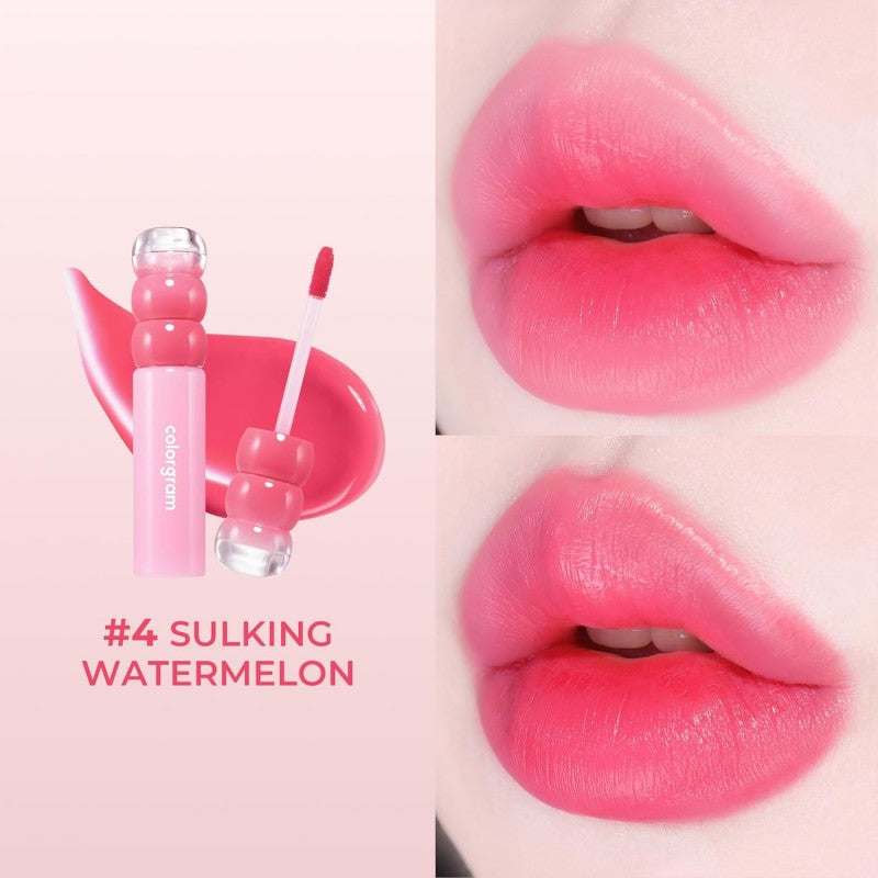 Colorgram糖葫芦保湿唇釉#04 Sulking Watermelon