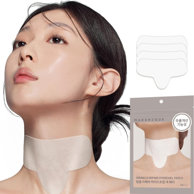 Marshique Wrinkle Repair Hydrogel Neck Patch 4pcs