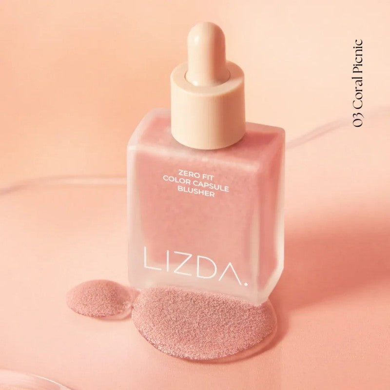 Lizda莉姿达泡泡液体腮红#03珊瑚橘