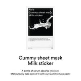 Abib Gummy Sheet Mask Milk Sticker 10pcs