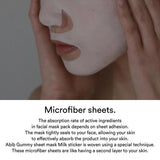 Abib Gummy Sheet Mask Milk Sticker 10pcs