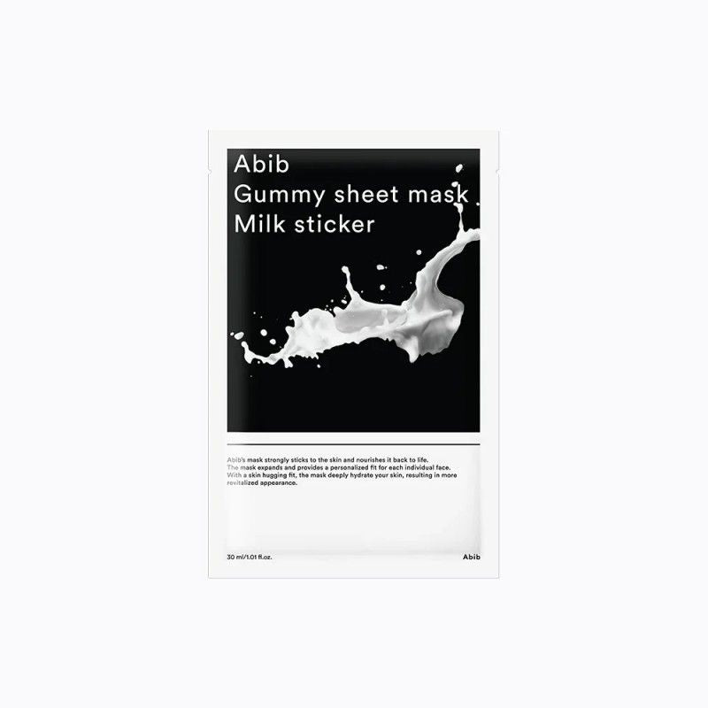 Abib阿彼芙牛奶口香糖面膜保湿提亮 10片