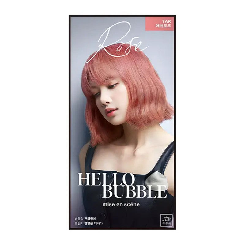 Mise En Scene All New Hello Bubble Hair Colour Kit #7AR Ash Rose