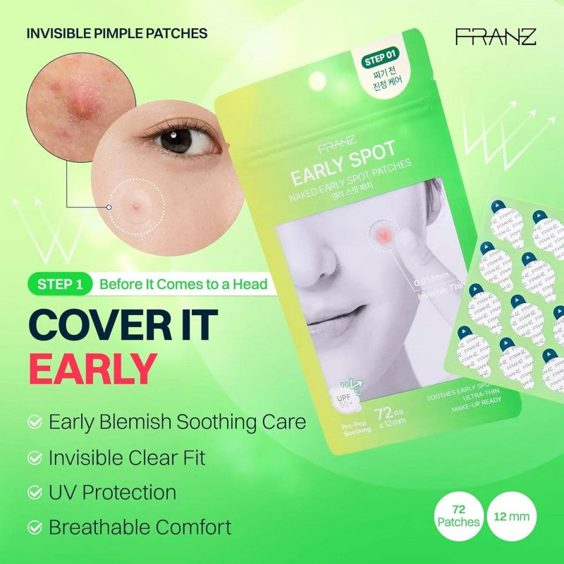 Franz Early Spot Naked Early Spot Patch 72pcs