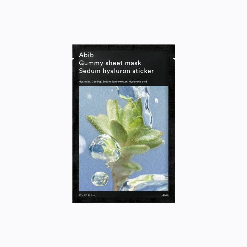 Abib阿彼芙口香糖水分草玻尿酸面膜深层补水保湿 10片