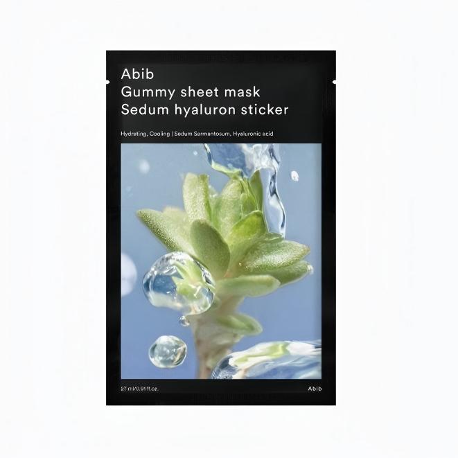 Abib阿彼芙口香糖水分草玻尿酸面膜深层补水保湿 10片