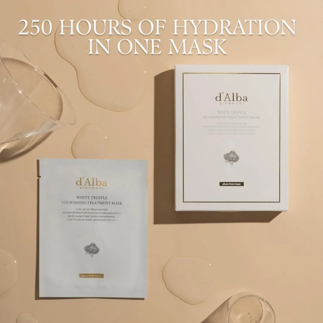 D'Alba White Truffle Nourishing Treatment Mask 5pcs