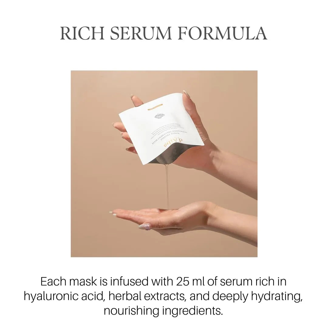 D'Alba White Truffle Nourishing Treatment Mask 5pcs