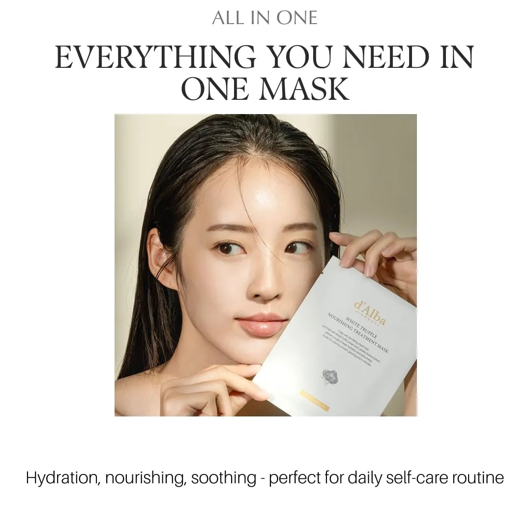 D'Alba White Truffle Nourishing Treatment Mask 5pcs