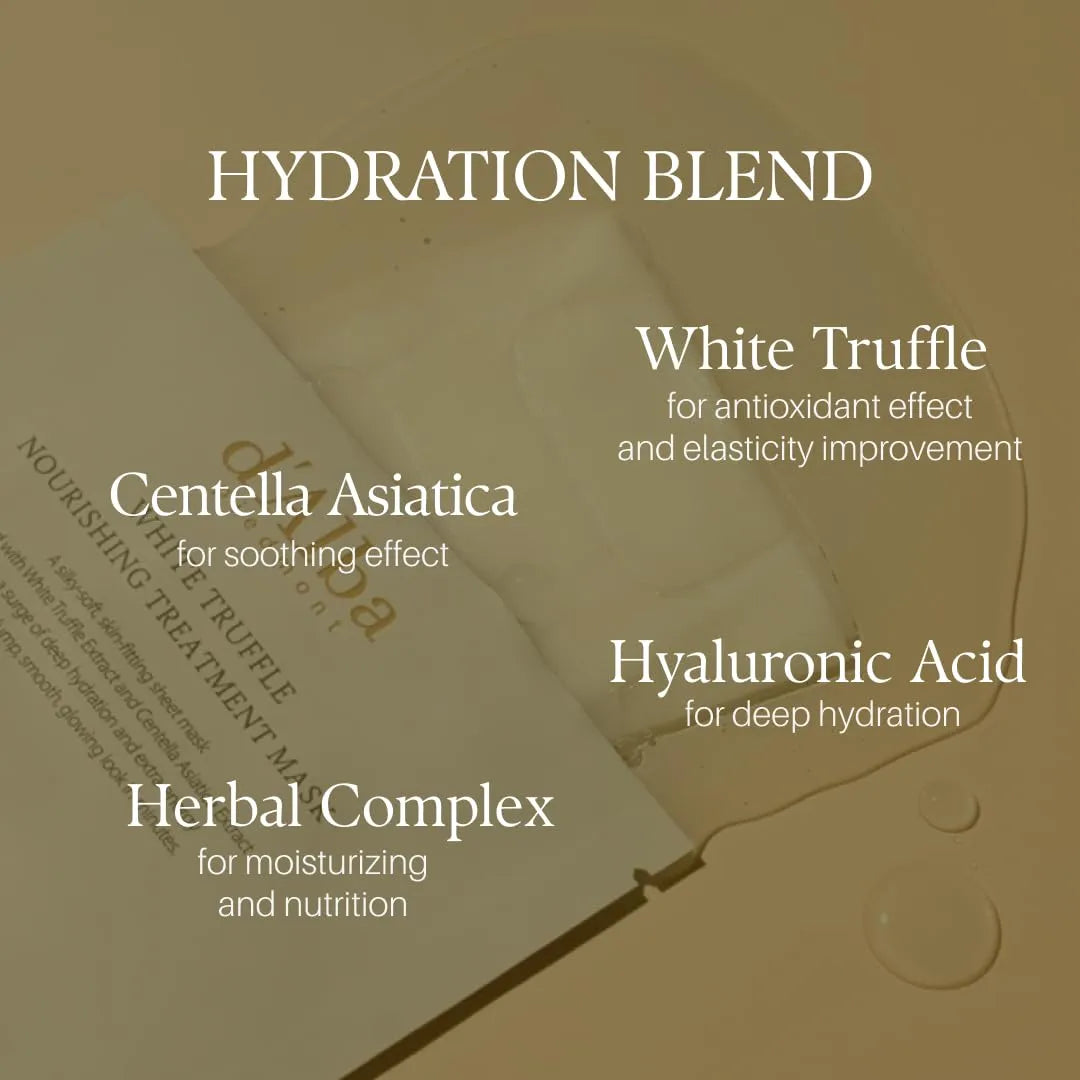 D'Alba White Truffle Nourishing Treatment Mask 5pcs