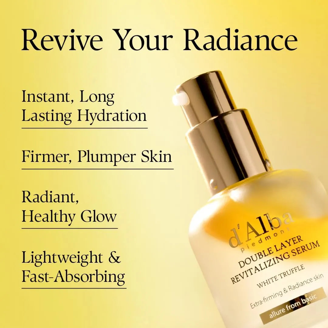 D'Alba White Truffle Double Layer Revitalizing Serum 30ml