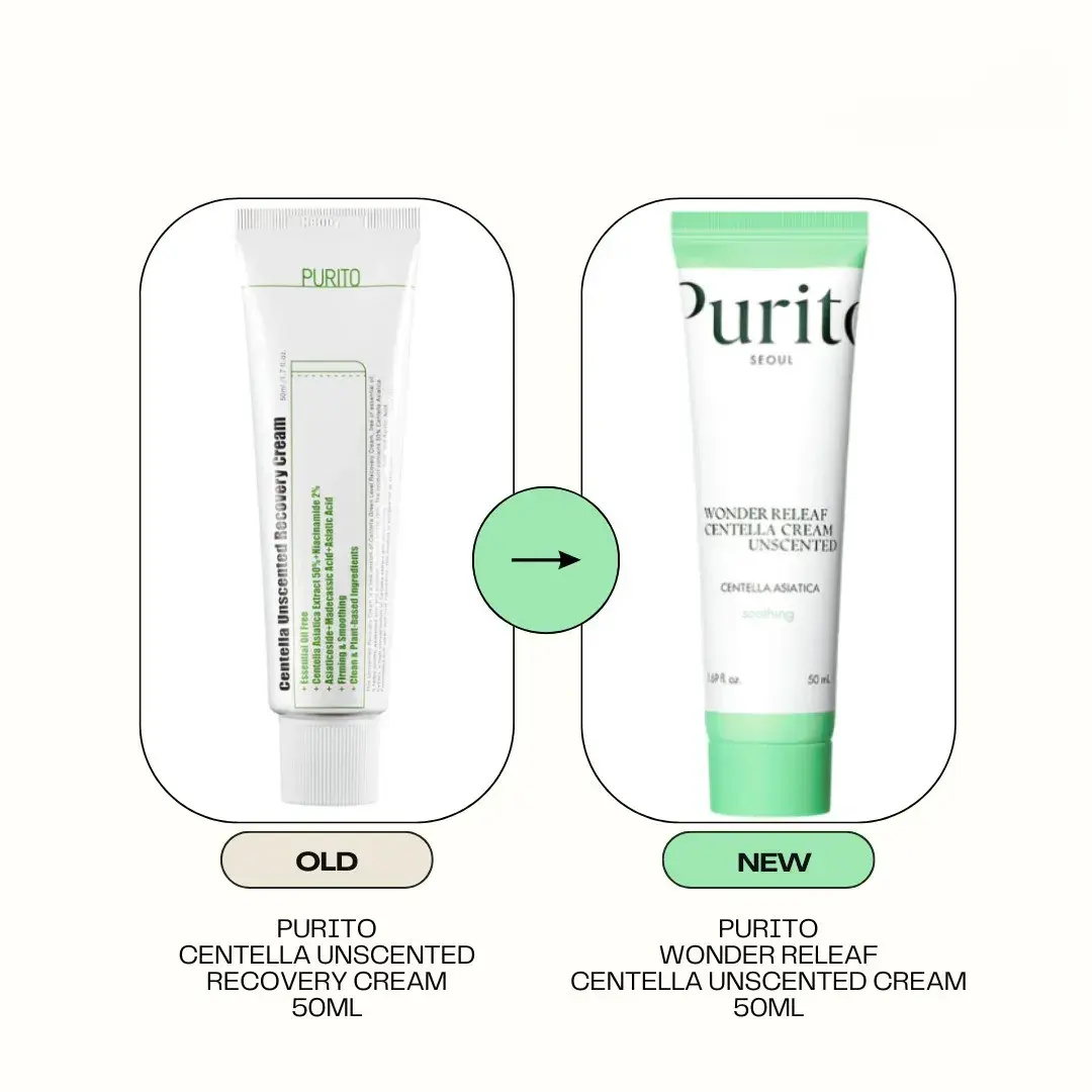 Purito积雪草无香修护面霜 50ml
