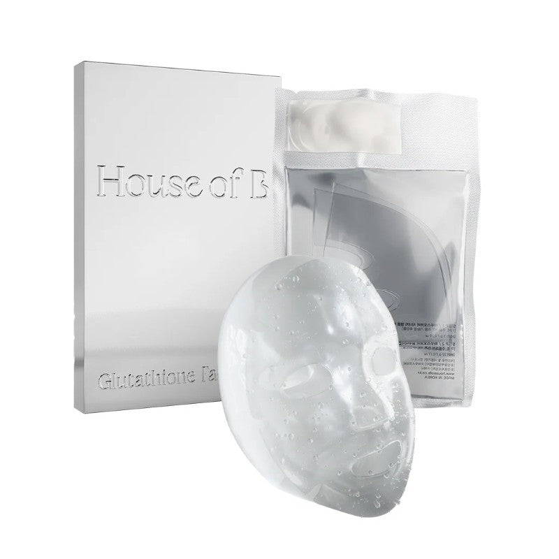House of B Glutathione Face Film Mask 2-Step 3pcs