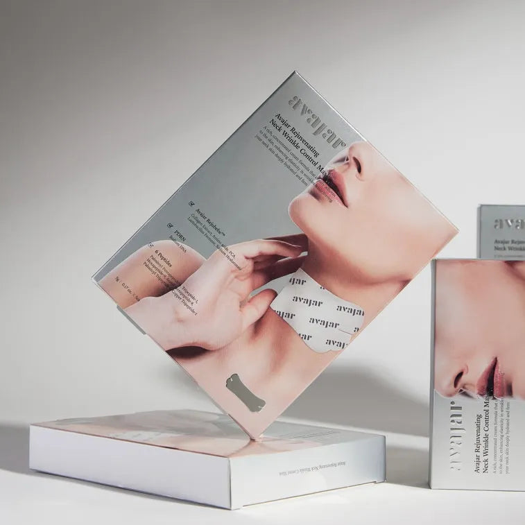 Avajar Rejuvenating Neck Wrinkle Control Mask 5pcs