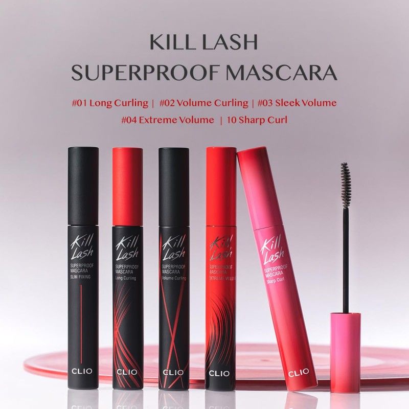 Clio Kill Lash Superproof Mascara #02 Volume Curling Black