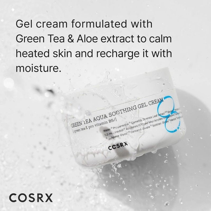Cosrx Hydrium Green Tea Aqua Soothing Gel Cream 50ml