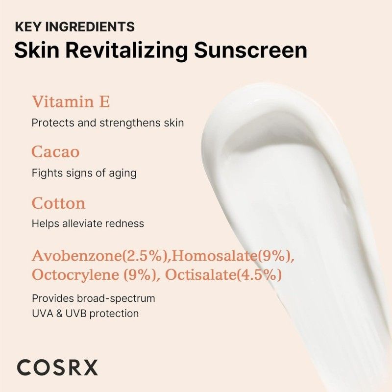 Cosrx Vitamin E Vitalizing Sunscreen 50ml