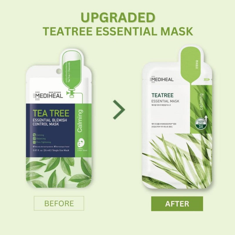 Mediheal Teatree Care Solution Essential Mask 10Pcs