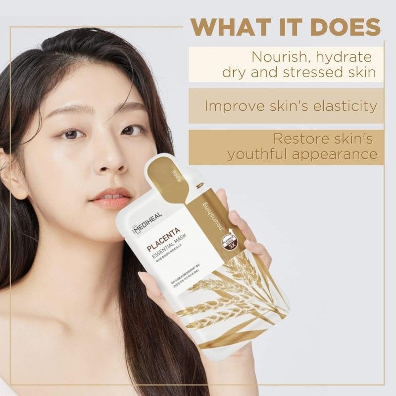 Mediheal Placenta Essential Mask 10pcs