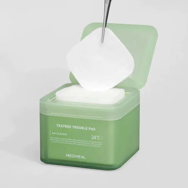 Mediheal美迪惠尔茶树湿敷棉片保湿去角质二次清洁 100片