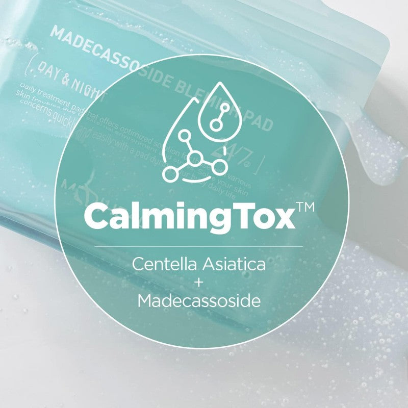 Mediheal美迪惠尔湿敷棉片积雪草补水保湿舒缓蓝色 100片