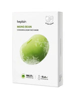 Beplain Mung Bean Cooling & Slim Face Mask 10pcs