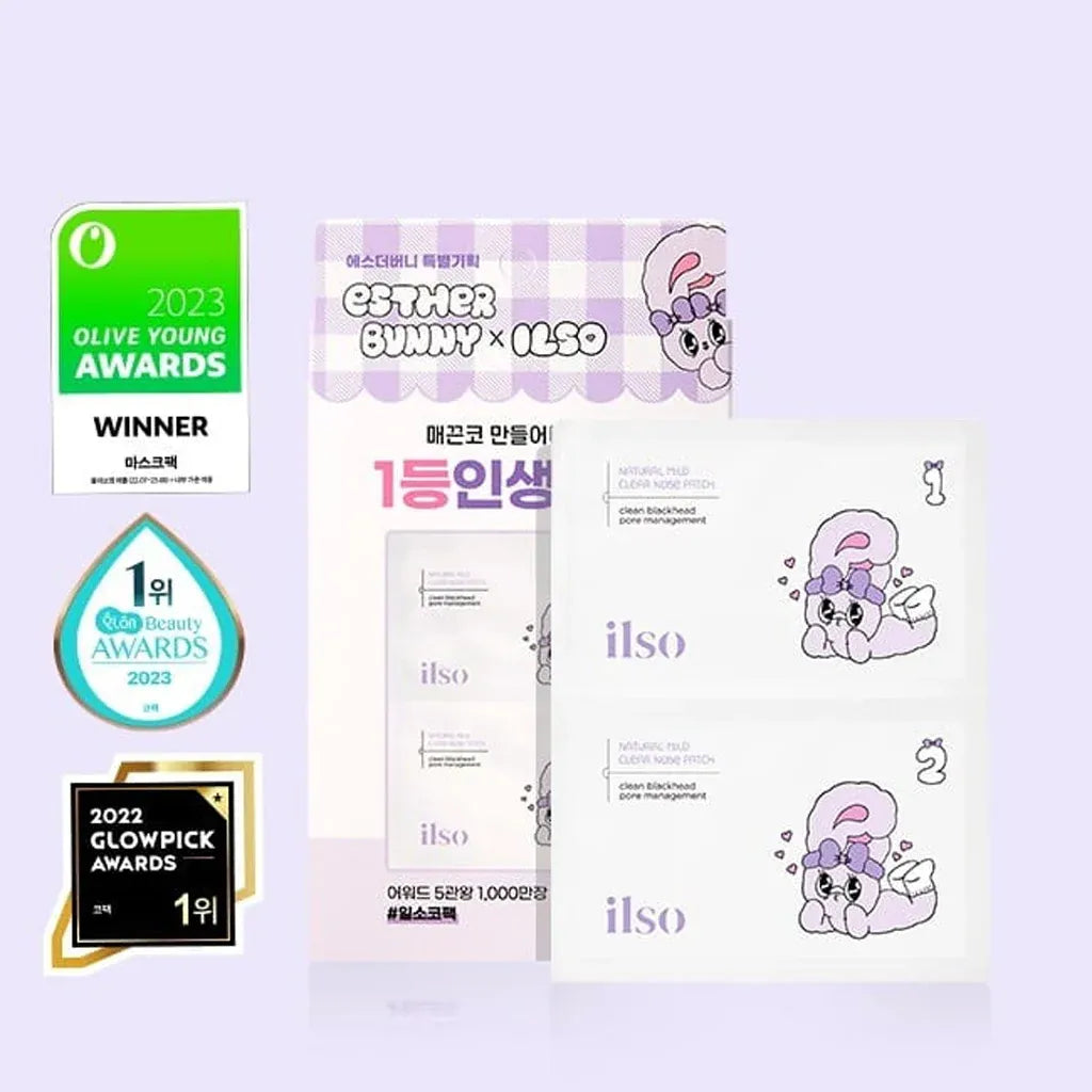 Ilso Natural Mild Clear Nose Pack Esther Bunny Edition 5pcs