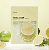 Anua Green Lemon Vita C Anti-Blemish Serum Mask 10pcs