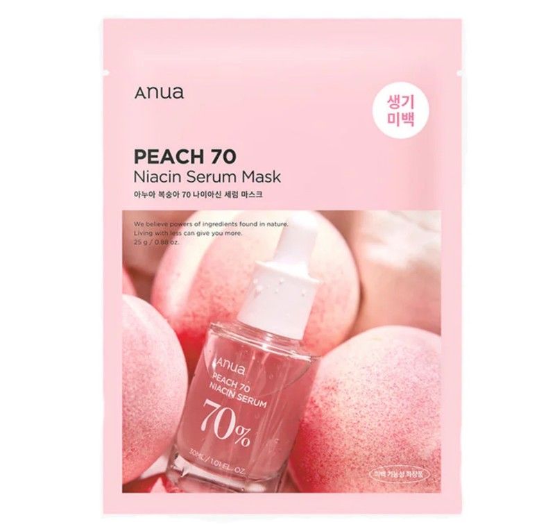 Anua Peach 70 Niacin Serum Mask 10pcs