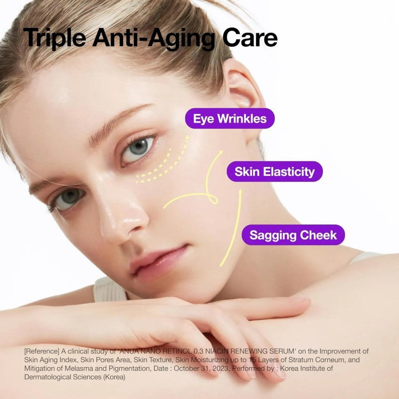 Anua Nano Retinol 0.3% + Niacin Renewing Serum 30ml