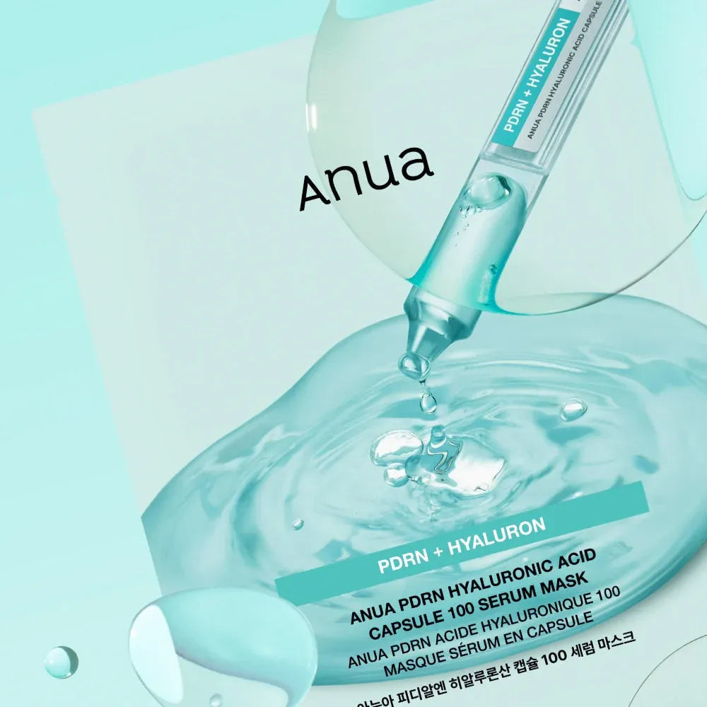 Anua PDRN Hyaluronic Acid Capsule 100 Serum Mask 10pcs