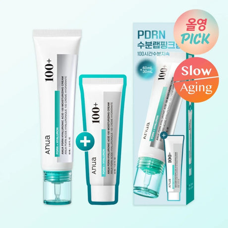 Anua PDRN Hyaluronic Acid 100 Moisturizing Cream 60ml+30ml