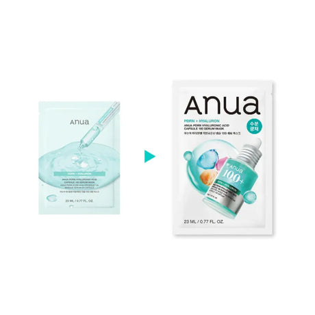 Anua PDRN Hyaluronic Acid Capsule 100 Serum Mask 6pcs