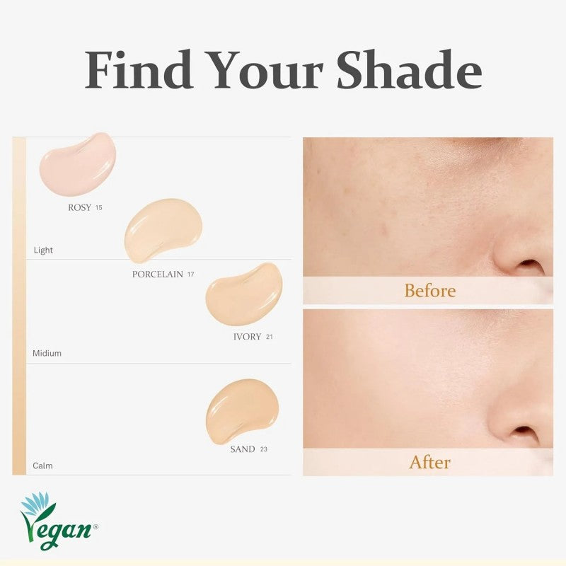 Hince Second Skin Glow Cushion #17 Prorcelain 12g