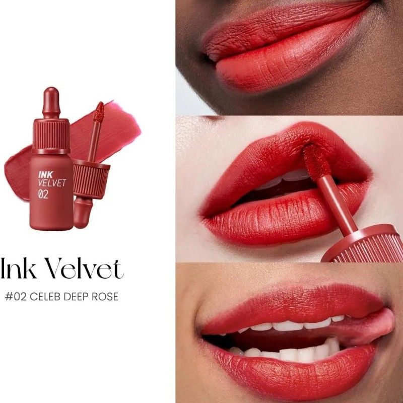 Peripera Ink The Velvet Lip Tint #AD02 Celeb Deep Rose