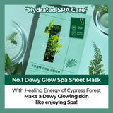 Numbuzin No.1 Dewy Glow Spa Sheet Mask 1pcs