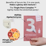Numbuzin No.3 Tingle-Pore Softening Sheet Mask 4pcs