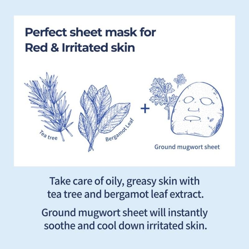Numbuzin No.4 SOS Icy Soothing Mask 1pcs