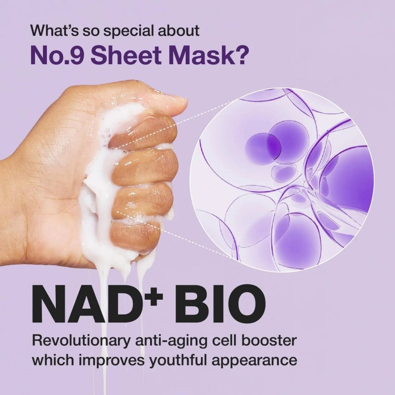 Numbuzin No. 9 NAD Bio Lifting-sil Full Face Mask 4pcs