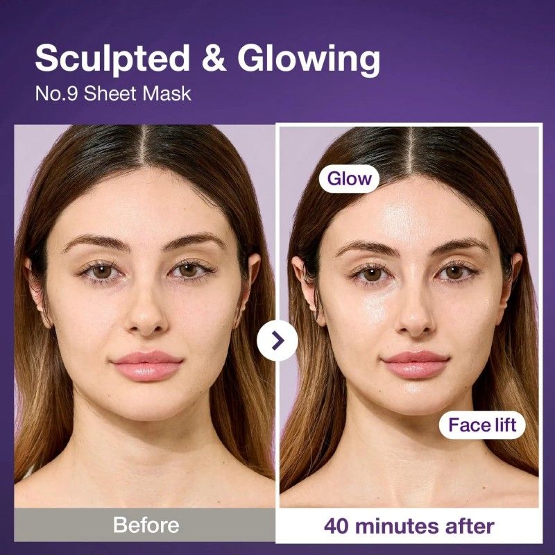 Numbuzin No. 9 NAD Bio Lifting-sil Full Face Mask 4pcs
