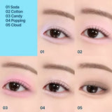 Fwee口袋五色眼影盘#EP01 Candy Floss 6.6g