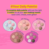 Fwee口袋五色眼影盘#EP01 Candy Floss 6.6g