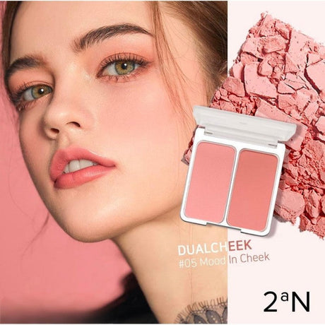 2aN Dual Cheek Blush #05 Mood In Cheek