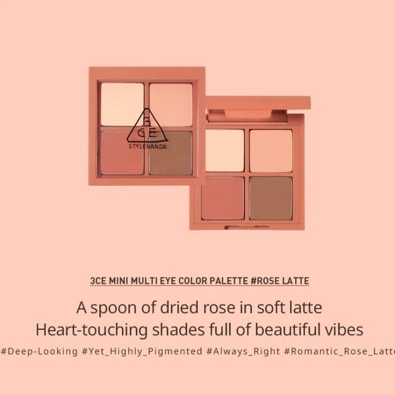 3CE三熹玉四色眼影#Rose Latte