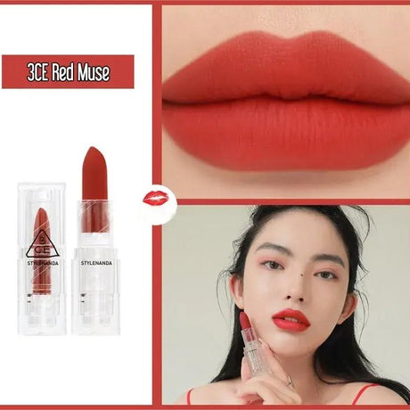 3CE透明亚克力口红哑光雾面#Red Muse