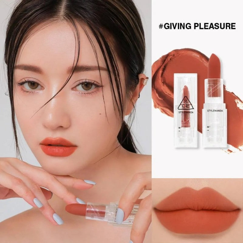3CE Soft Matte Lipstick #Giving Pleasure